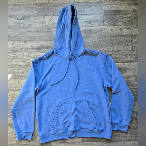 H&M Classic Light Blue Hoodie for Men - Picture 1 of 4